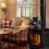 Double Head Shape Fireplaces Fan Quiet Operate Heat Powered 4