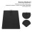 Black Iron Drawing Board Folder 30x20cm Rustproof Scratch Resistant 4