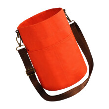 Spacious Drawstring Shoulder for Knitting Needle Yarns- Orange