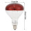Red Brooder Heat Bulb 250W 220V for Chickens & Small Pets 6