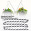 2Pcs 1 Meter Rustproof Aluminium Hanging Chains for DIY Projects 8