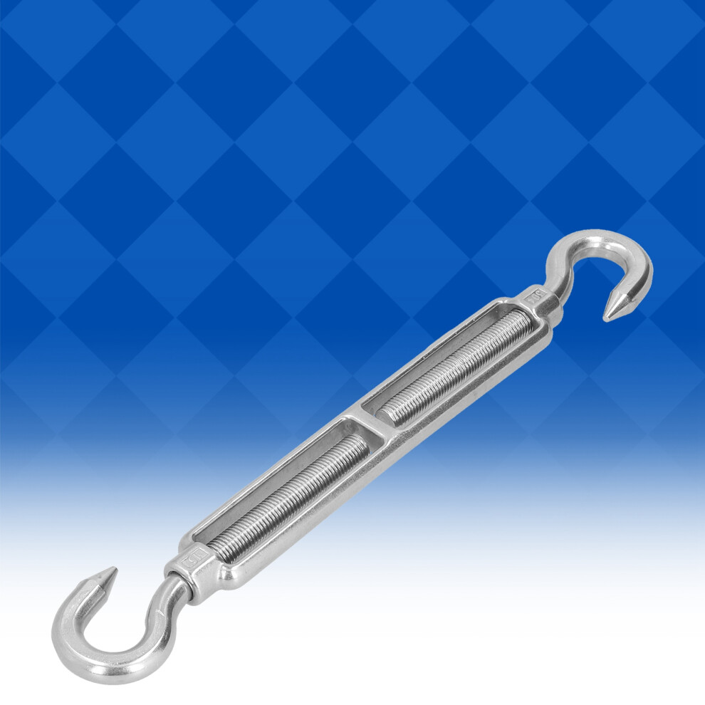 304 Stainless Steel Wire Rope Tensioner M16 Adjustable Turnbuckle 3351358199111