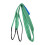 Sangles de levage 2 t, longueur 4 m, polyester vert 50 mm 1