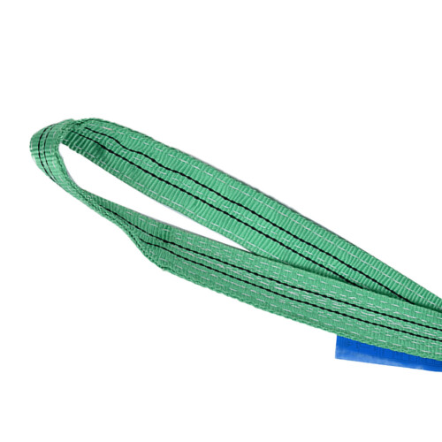 Sangles de levage 2 t, longueur 4 m, polyester vert 50 mm 2