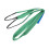 Sangles de levage 2 t, longueur 4 m, polyester vert 50 mm 2