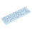 Wireless Retro Color Keyboard Mouse Combo 2.4G Blue 10