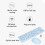 Wireless Retro Color Keyboard Mouse Combo 2.4G Blue 9