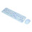 Wireless Retro Color Keyboard Mouse Combo 2.4G Blue 15