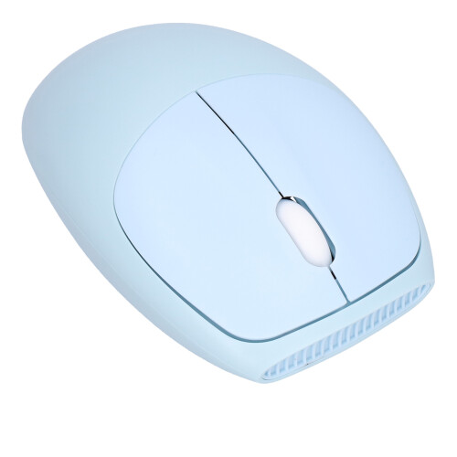 Wireless Retro Color Keyboard Mouse Combo 2.4G Blue 2