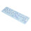 Wireless Retro Color Keyboard Mouse Combo 2.4G Blue 11
