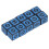 Set di 10 dadi blu a 6 facce D6, in acrilico 5