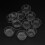 50Pcs Plastic Candle Molds, Round, Heat-Resistant, DIY Container 6