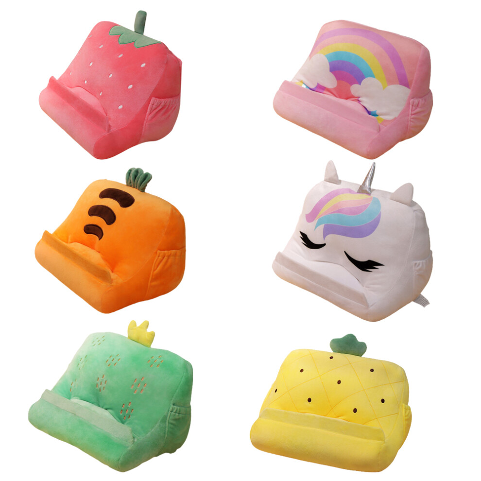 Fruits Triangle Pillow Stand 30X20x20cm Plush Tablet Holder For Relaxing 4951358205677