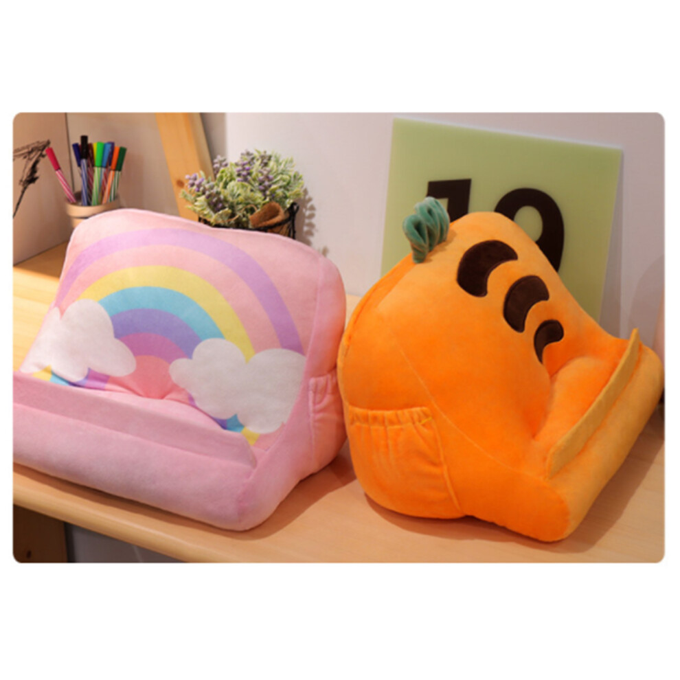 Portable Plush Triangle Tablet Stand Pillow 30X20x20cm Gift Black 5041358205681