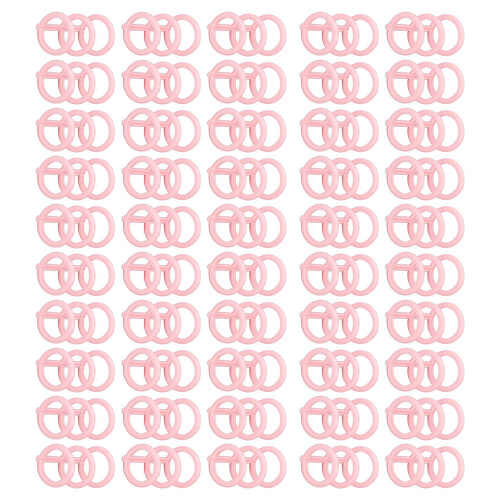 50 Stück Kammbinderücken, 16 mm x 3 Ringe, PP, 2