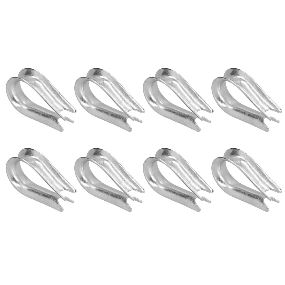 50Pcs Stainless Steel Wire Rope Thimbles M5 For Shipbuilding & Rigging 9381358208241