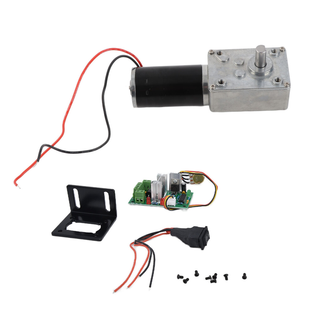 Dc12v Geared Motor Turbo Worm With 8Mm Shaft 200Rpm Speed Reduction Gearbox 3621358209395