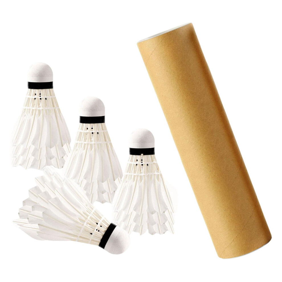 Badminton Shuttlecocks Go Feather Stable 12Pcs for Practice Outdoor-image-OPC-PMRQBQ6-NEW