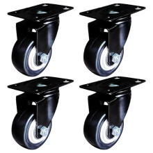 4Pcs Swivels Casters Wheel Furniture Wheel Casters for-2.5 Inch