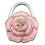 Flower Pattern Fashion Table Hook Desk Holder Bag Table-Pink 1