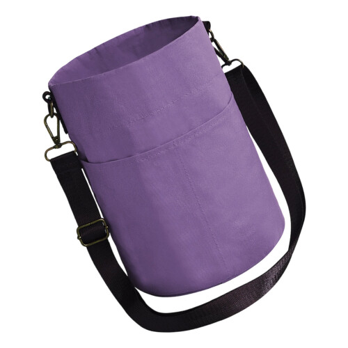 Waterproof Canvas Storage Bag for Knitting Tool with- Purple