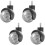 Office Computer Chair Wheel 360 Degree Swivels Rollers-Silver 1