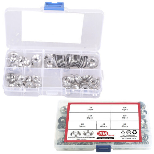 160/295Pcs Countersunk Head Tapping Screw Washer for-295 pieces 1
