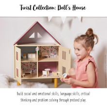 Janod - Twist Wooden Dollhouse