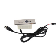 Interruttore recliner elettrico spazzolato a 5 poli, foro da 9,3 cm, 1 m