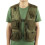 MultiPocket Breathable Fishing Vest XL, Adjustable Nylon Polyester 1