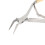 Forceps d'extraction dentaire en acier inoxydable à 90 12