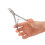Forceps d'extraction dentaire en acier inoxydable à 90 3
