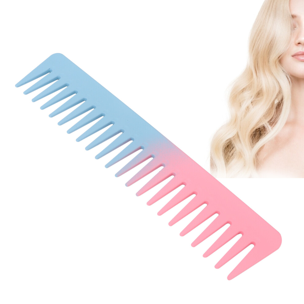 Wide Tooth Comb for Curly Wet & Dry Hair, ABS Detangler 19x4cm