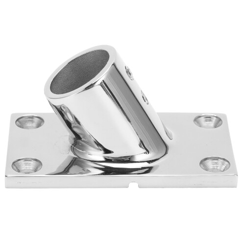 Stainless Steel Boat Handrail Base Fitting 25mm/1in 60 Rectangular 1