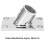 Stainless Steel Boat Handrail Base Fitting 25mm/1in 60 Rectangular 11