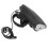 Rechargeable Scooter Front Light 1200mAh 250lm Black with Horn 14