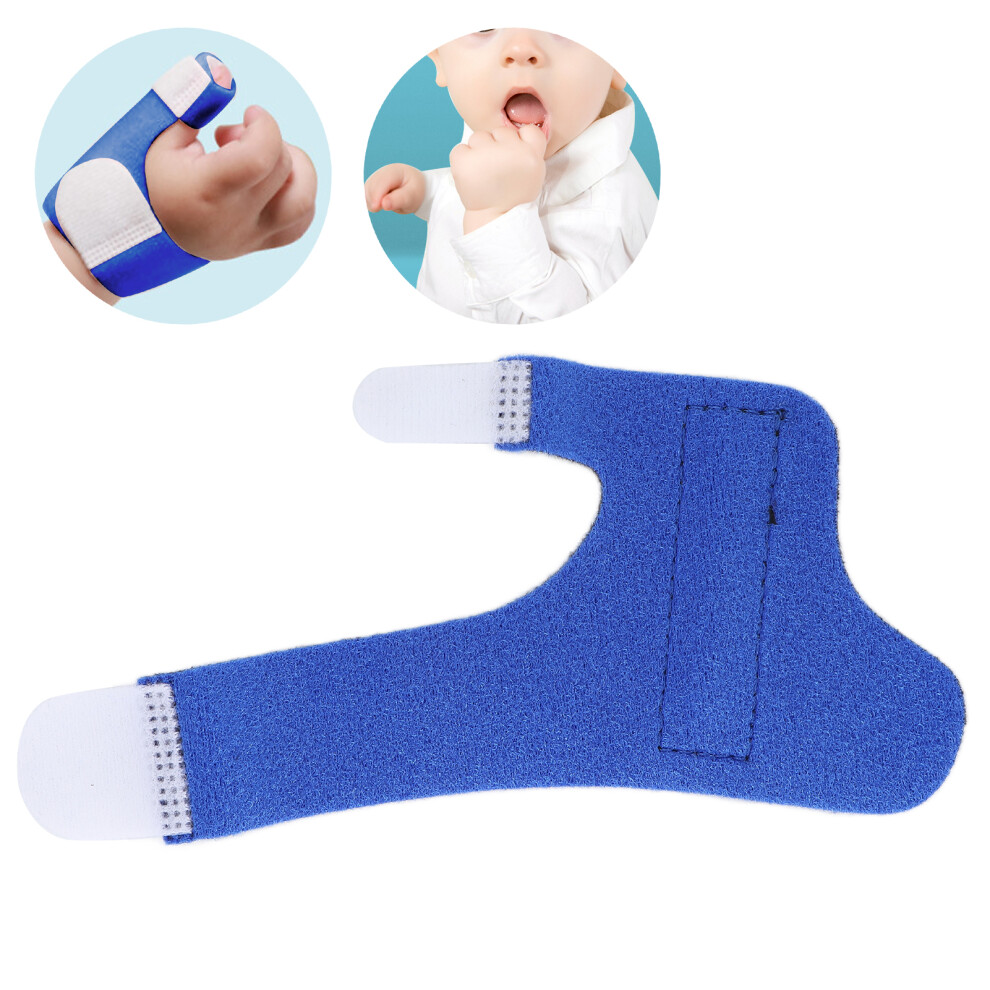 Blue XS Thumb Support for Infants - Soft Finger Stabilizer