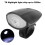 Rechargeable Scooter Front Light 1200mAh 250lm Black with Horn 13