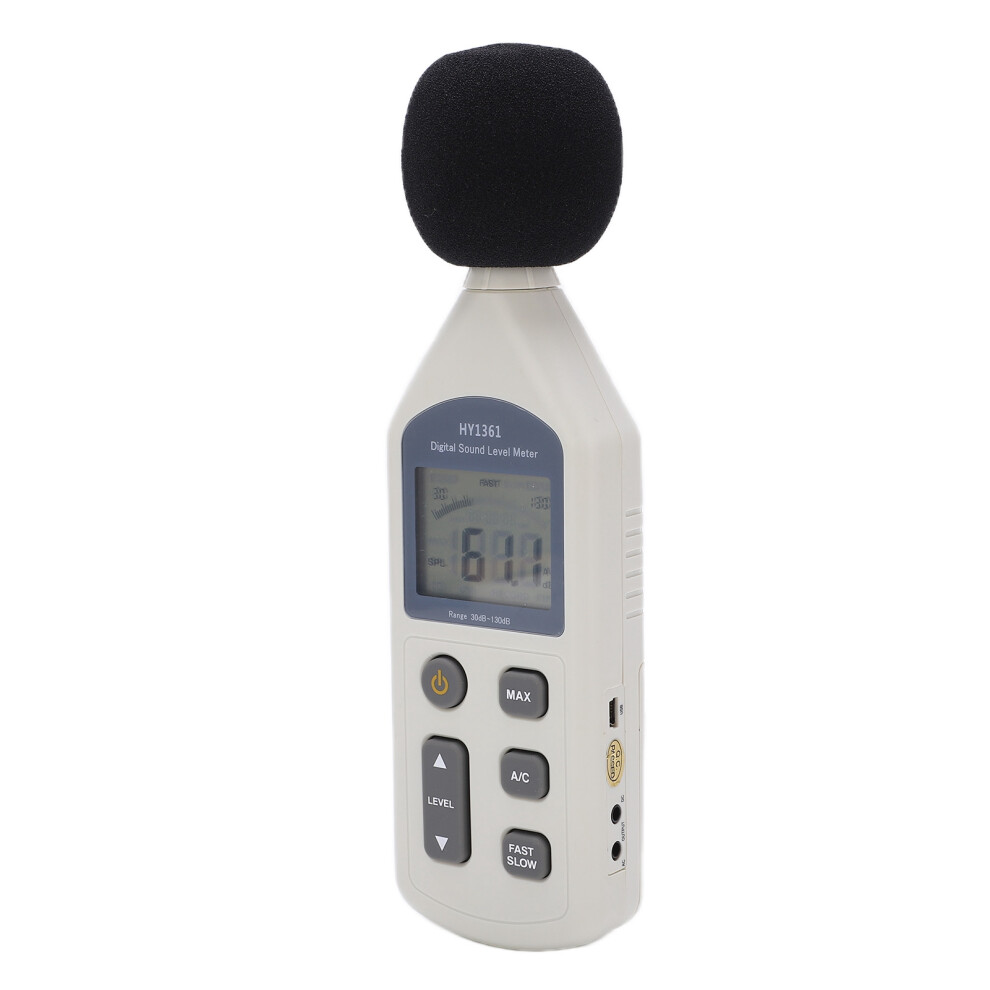 Hy-1361 Digital Sound Level Meter 30Â130Dba/130Dbc 4Xaa Ivory 4181358220930