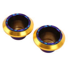 2 Pcs Universal Aluminum Motorcycle Fork Frame Sliders Crash Protection Fits Bikes