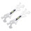 2PCS Duschschlüsselwerkzeug, multifunktional, 10
