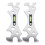 2PCS Duschschlüsselwerkzeug, multifunktional, 8