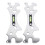 2PCS Duschschlüsselwerkzeug, multifunktional, 2