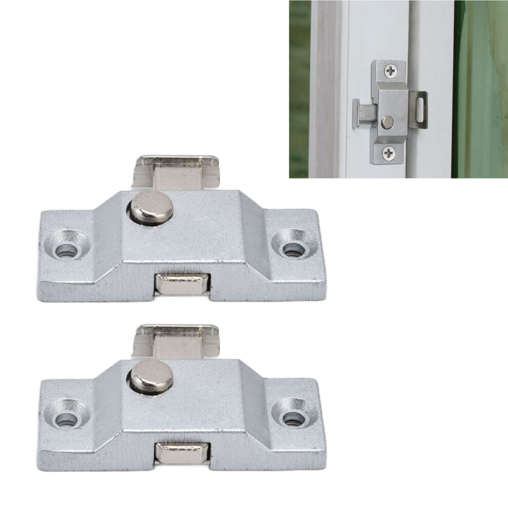 Locking Bolt 2Set Stainless Steel Folding Window Door Security Anti-Theft 5081358224282
