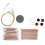 Knitting Circular Needle Kit 26pcs Rose Gold Interchangeable with Storage Case 13