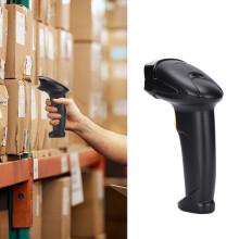 High-Speed Wired Barcode Scanner: Accurate & Ergonomic with USB Support