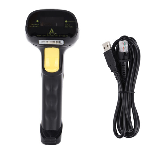 High-Speed Wired Barcode Scanner: Accurate & Ergonomic with USB Support 1