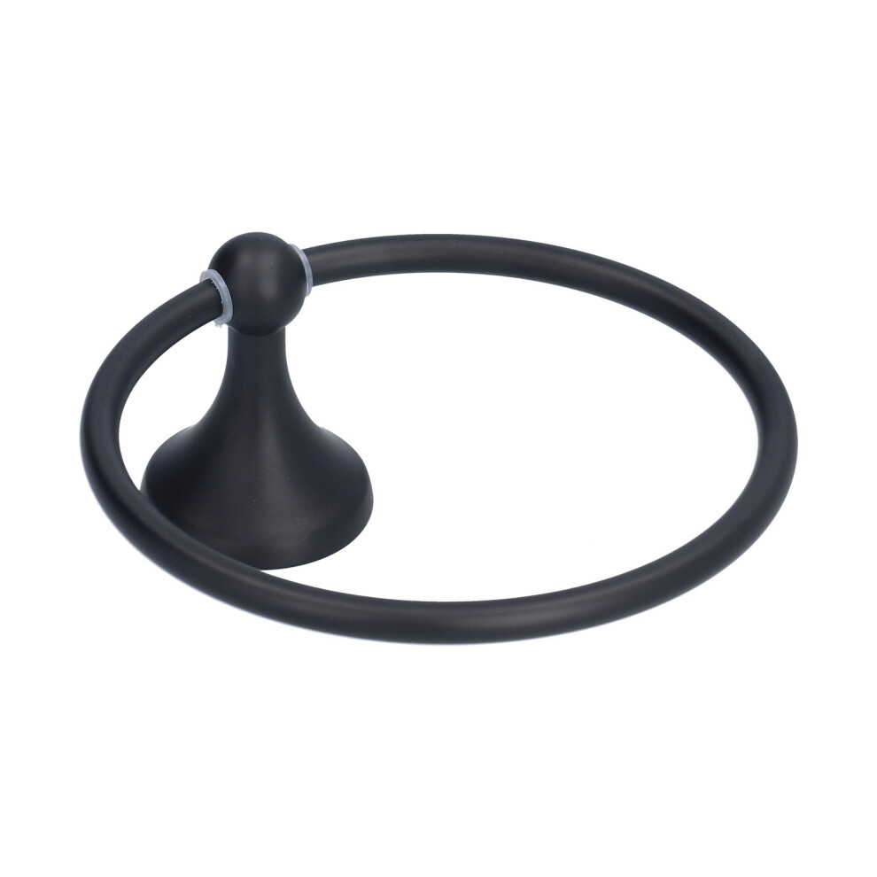 Brass Black Towel Ring Classic Design, Rustproof Bathroom Holder-image-OPC-PMRQTCJ-NEW