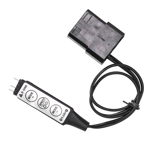 RGB Light for Graphics Card 3pin/6pin, Easy Paste, 50cm Cable 2
