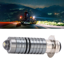 12V 20W IP68 Waterproof LED Motorcycle Headlight Bulb, Aluminum Alloy 6000K